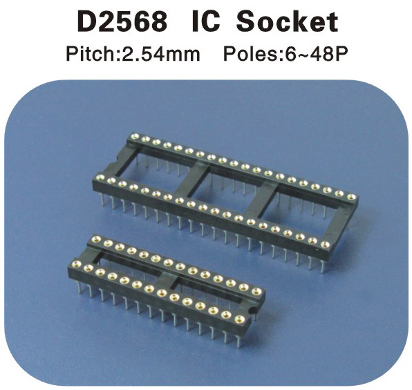 IC Sooket 2.54角（jiǎo）度連接器 D2566