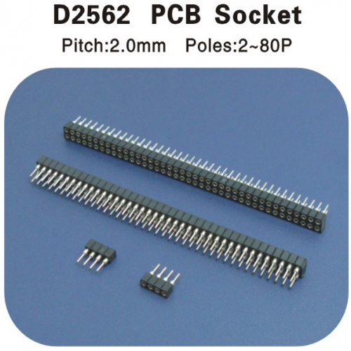  PCB Socket 2.0圓孔排母（mǔ） D2562