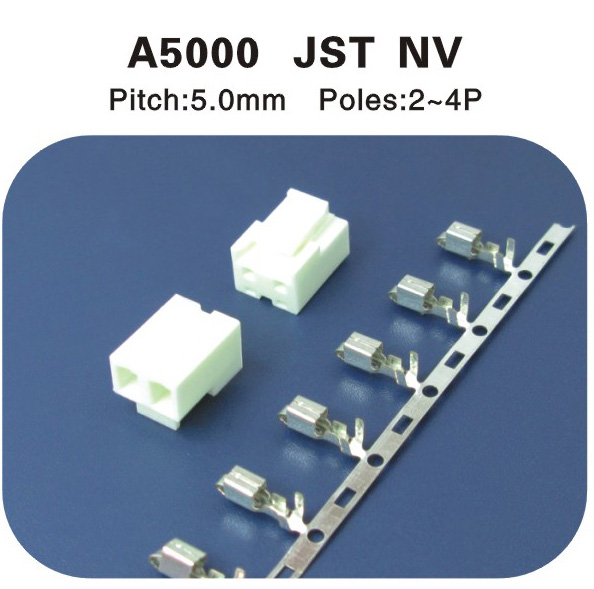  JST NV 5.0MM A5000連接器（qì）係列 2-4p